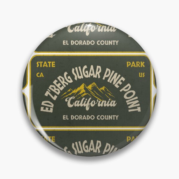 Item preview, Ed Z'berg Sugar Pine Point State Park, El Dorado County, California, badge design designed and sold by Wanderful-roads.