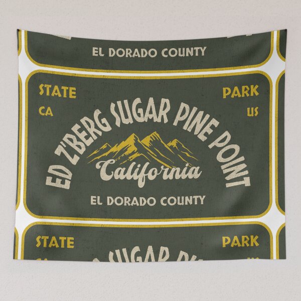 Item preview, Ed Z'berg Sugar Pine Point State Park, El Dorado County, California, badge design designed and sold by Wanderful-roads.