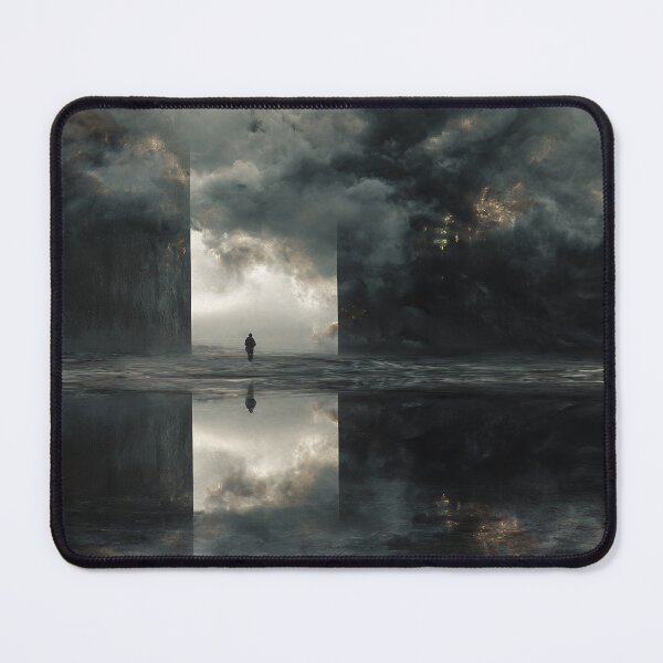 Item preview, Surreal Storm Portal with Lone Wanderer and Perfect Mirror Reflection designed and sold by EK-World.
