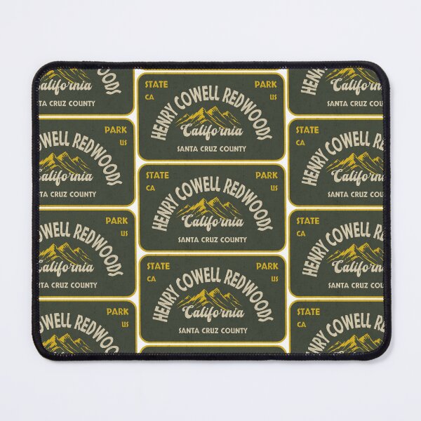 Item preview, Henry Cowell Redwoods State Park, Santa Cruz County, California, badge design designed and sold by Wanderful-roads.