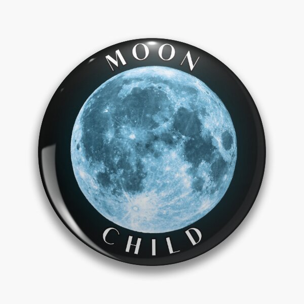 Item preview, Moon Child Blue Design designed and sold by CyrilloArt.