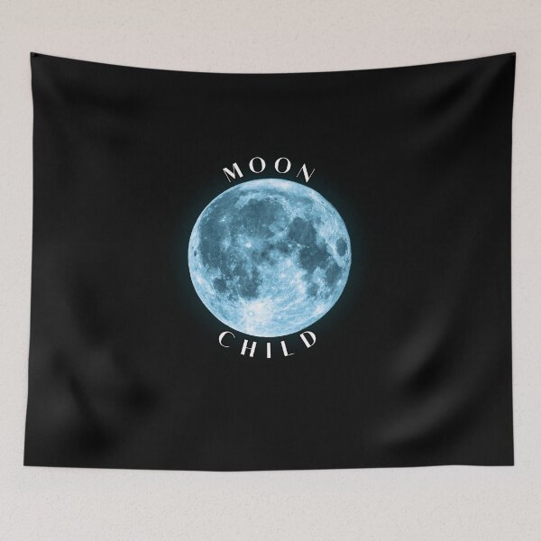 Item preview, Moon Child Blue Design designed and sold by CyrilloArt.