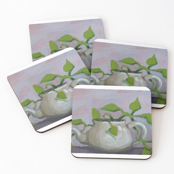 Item preview, Plant with Teapot designed and sold by tiannaprice.