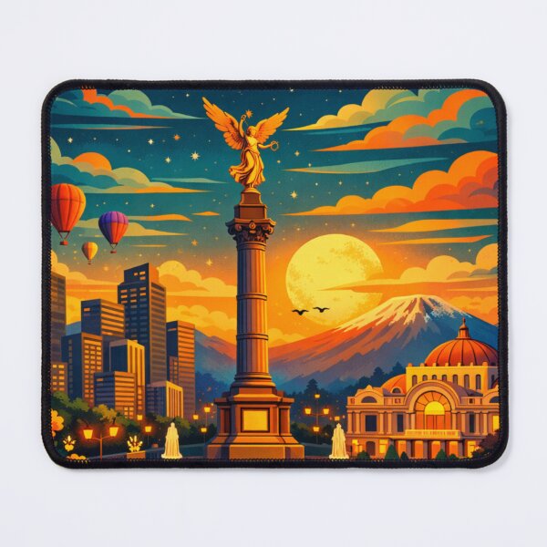 Item preview, Mexico City illustration designed and sold by MatthewHeights.