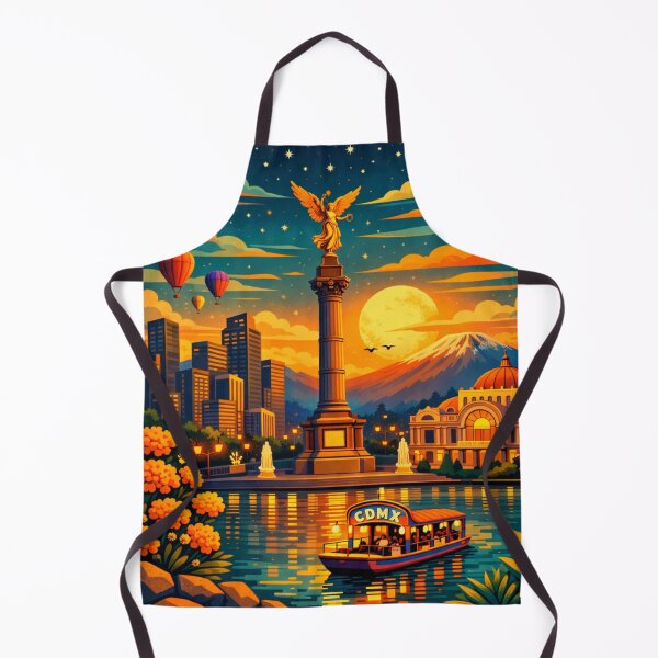Item preview, Mexico City illustration designed and sold by MatthewHeights.