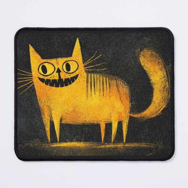 Item preview, Cute cartoon cat looks at viewer designed and sold by anytka.