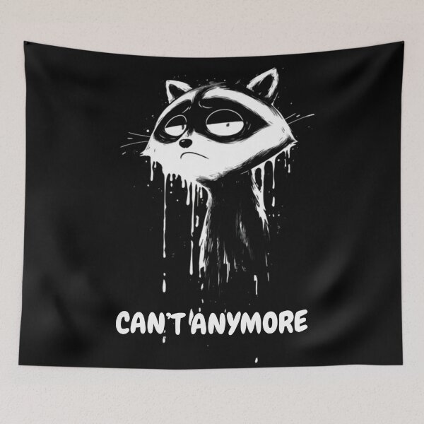 Item preview, Funny Raccoon Meme Collection – Can’t Anymore Raccoon Meme Burnout Relatable Dark Humor designed and sold by MiraLumeStudio.