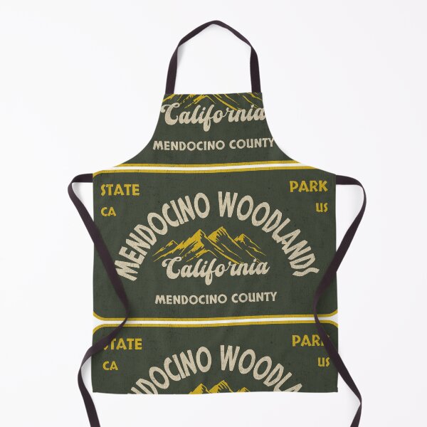 Item preview, Mendocino Woodlands State Park, Mendocino County, California, badge design designed and sold by Wanderful-roads.