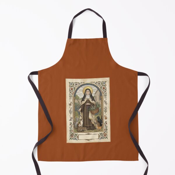 Item preview, Saint Gertrude of Nivelles with cats. designed and sold by Natalia-Vlad.