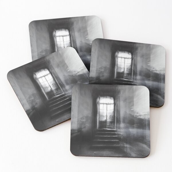 Item preview, Ethereal Liminal Staircase in Abandoned Ruins – Surreal Ghostly Double Exposure designed and sold by EK-World.