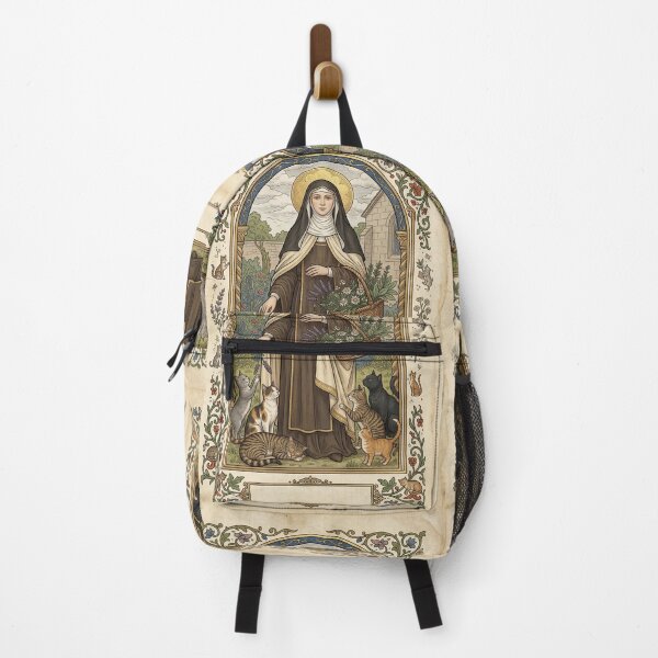 Item preview, Saint Gertrude of Nivelles with cats. designed and sold by Natalia-Vlad.