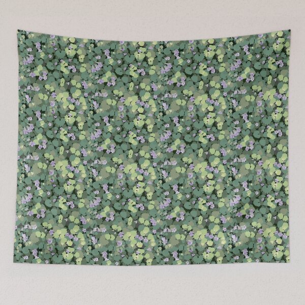Item preview, Creeping Charlie Tiny Purple Groundcover - Desaturated designed and sold by eeszarek.