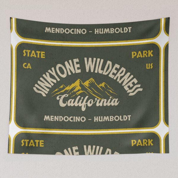 Item preview, Sinkyone Wilderness State Park, Mendocino - Humboldt, California, badge design designed and sold by Wanderful-roads.