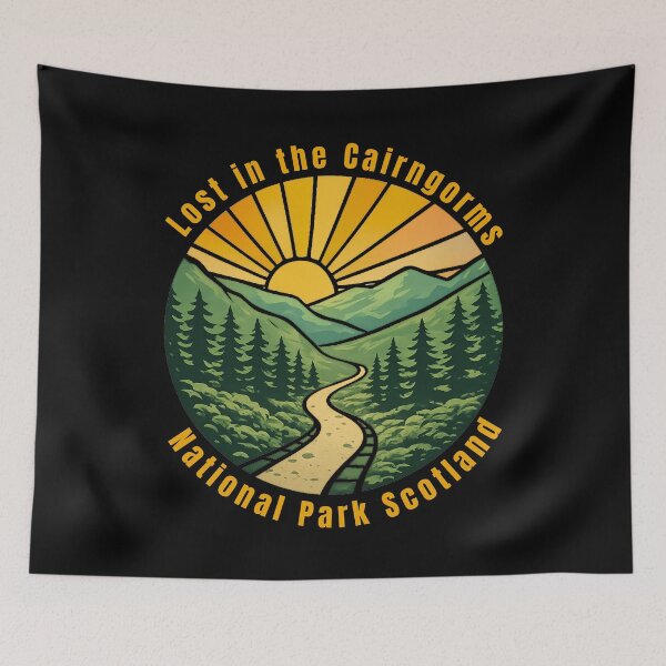 Item preview, Lost in the Cairngorms National Park Scotland Hiking  designed and sold by ketkacreations.