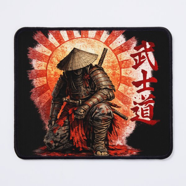 Item preview, Bushido Samurai Rising Sun Warrior Design designed and sold by ssmg80.