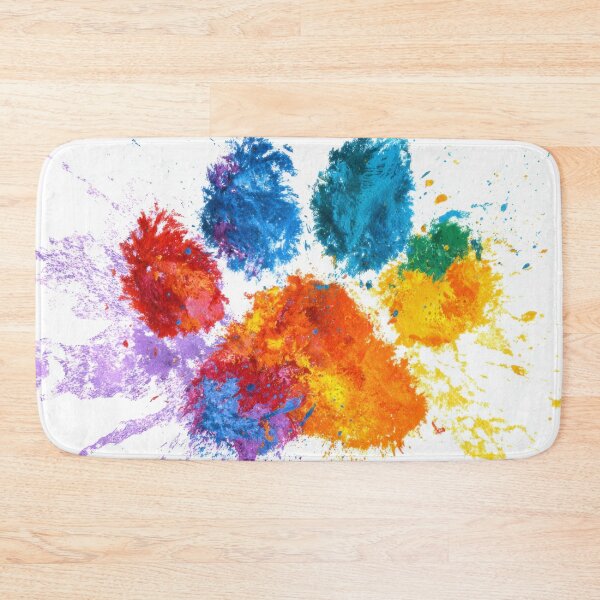Item preview, Vibrant paw print art designed and sold by anytka.