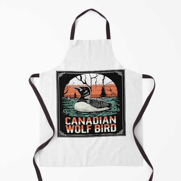 Item preview, Stupid Canadian wolf bird Vintage Loon illustration designed and sold by CeliaZnx.