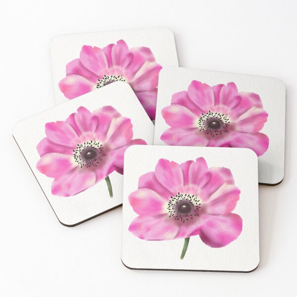 Item preview, Pink Watercolor Anemone designed and sold by Xat2121.