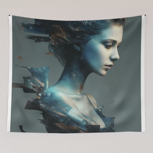 Item preview, Fractured Tide of Consciousness designed and sold by oanaunciuleanu.