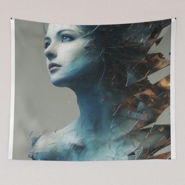 Item preview, Fractured Tide of Consciousness designed and sold by oanaunciuleanu.