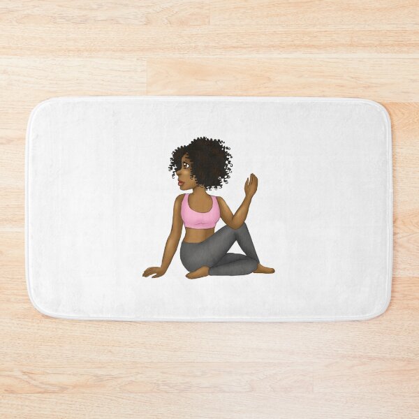 Item preview, Black woman doing yoga designed and sold by Deanna McRae.