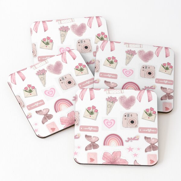 Item preview, Pink Coquette & Bookish Sticker Pack - Vintage Camera, Books & Floral Bows designed and sold by Camistudios.