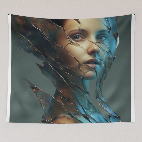 Item preview, Fractured Tide of Consciousness designed and sold by oanaunciuleanu.