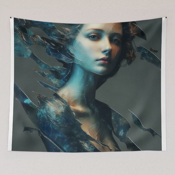 Item preview, Fractured Tide of Consciousness designed and sold by oanaunciuleanu.