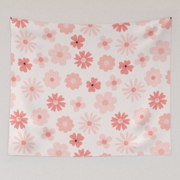 Item preview, Abstract delicate flowers, Soft pink daisies designed and sold by CHERRY--SHOP.
