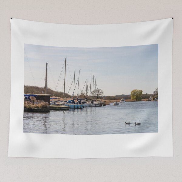 Item preview, A view down the Bure River in Horning, Norfolk Broads designed and sold by yackers1.