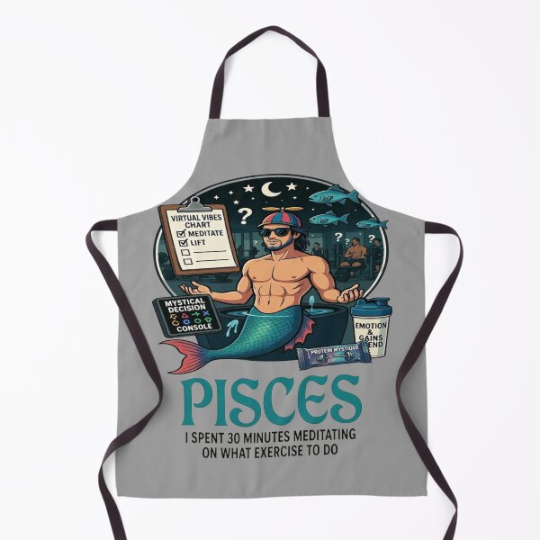 Item preview, Funny Pisces Zodiac Gym - "Too Mystical to Lift" Meditation T-shirt designed and sold by ClaussShop.