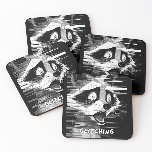 Item preview, Funny Raccoon Meme Collection – Glitching Raccoon Meme System Error Chaos Internet Humor designed and sold by MiraLumeStudio.