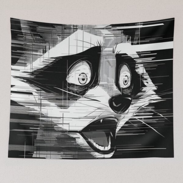 Item preview, Funny Raccoon Meme Collection – Glitching Raccoon Meme System Error Chaos Internet Humor designed and sold by MiraLumeStudio.