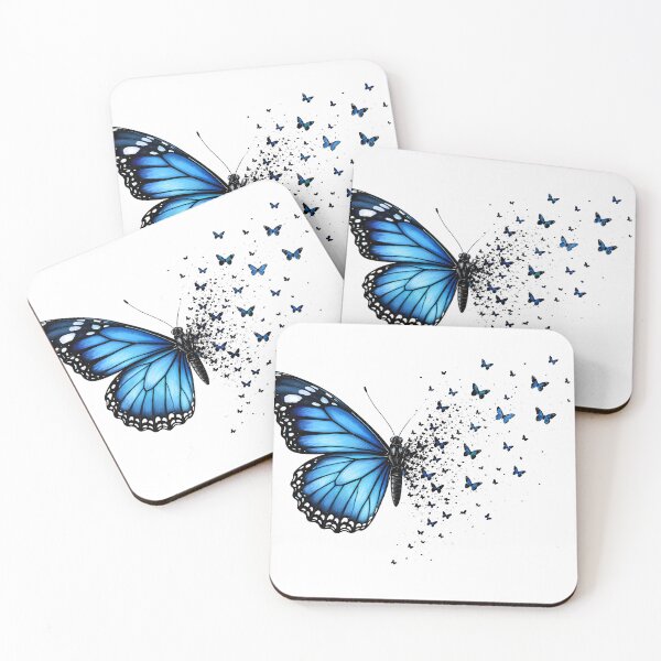 Item preview, blue disintergrating butterfly  designed and sold by GiaGlow.