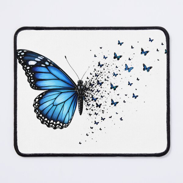 Item preview, blue disintergrating butterfly  designed and sold by GiaGlow.