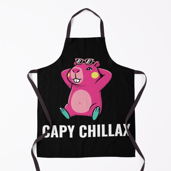 Item preview, Capy Chillax - Vibrant Magenta Relaxed Capybara designed and sold by AdriqnArt.