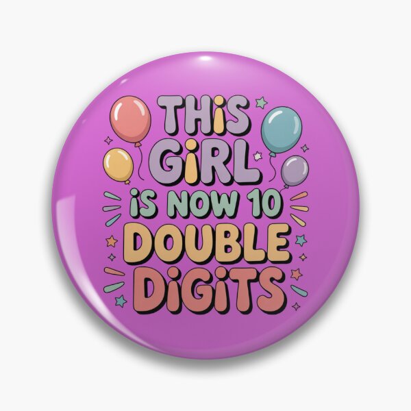 Item preview, This Girl is now 10, double digits designed and sold by PeacockShop2.