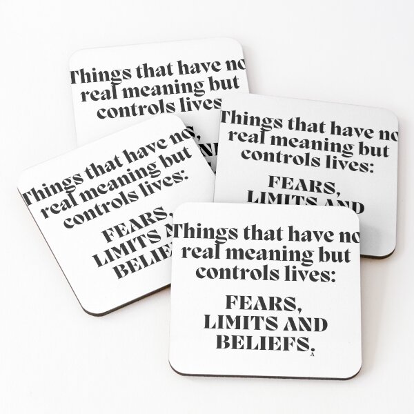Item preview, Things that have no real meaning but controls lives Fears, Limits and Beliefs. designed and sold by Finds.