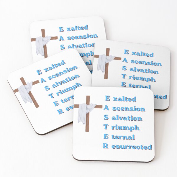 Item preview, Exalted, Ascension, Salvation, Triumph, Eternal, Resurrected.  Easter designed and sold by NapoliApparel.