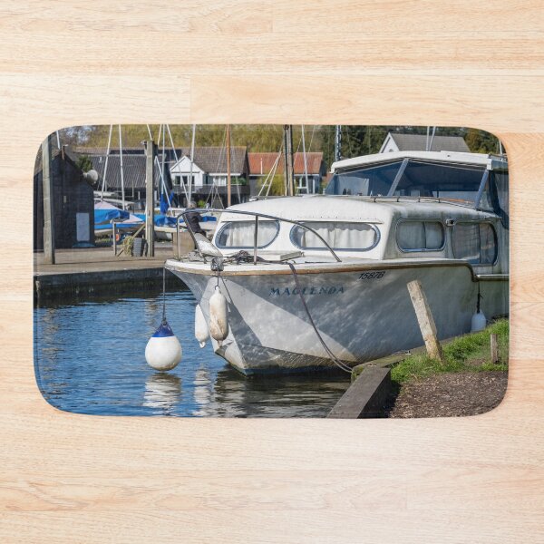 Item preview, Motor cruiser moored on the Bure River, Norfolk Broads designed and sold by yackers1.