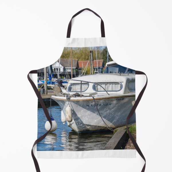 Item preview, Motor cruiser moored on the Bure River, Norfolk Broads designed and sold by yackers1.