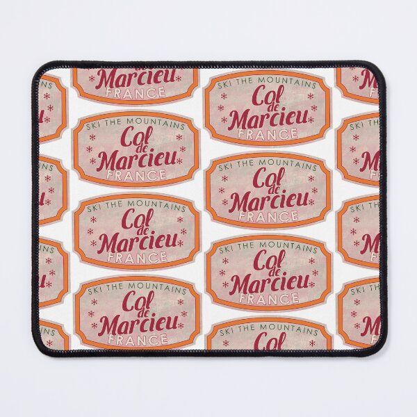 Item preview, Col de Marcieu, France, Ski, textured skiing badge designed and sold by Wanderful-roads.