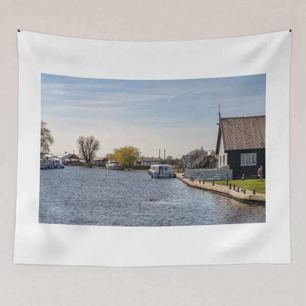 Item preview, A view up the Thurne River, Norfolk Broads designed and sold by yackers1.
