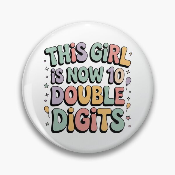Item preview, This Girl is now 10, double digits designed and sold by PeacockShop2.