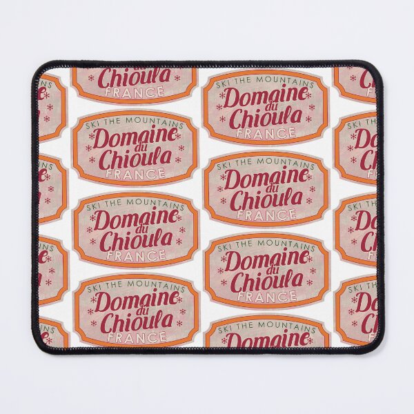 Item preview, Domaine du Chioula, France, Ski, textured skiing badge designed and sold by Wanderful-roads.