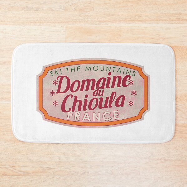 Item preview, Domaine du Chioula, France, Ski, textured skiing badge designed and sold by Wanderful-roads.