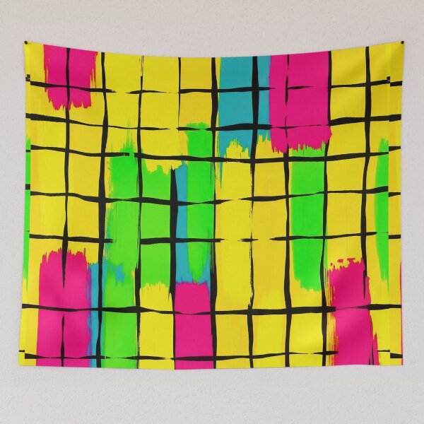 Item preview, Neon painting with broad brushstrokes  designed and sold by michplante60.