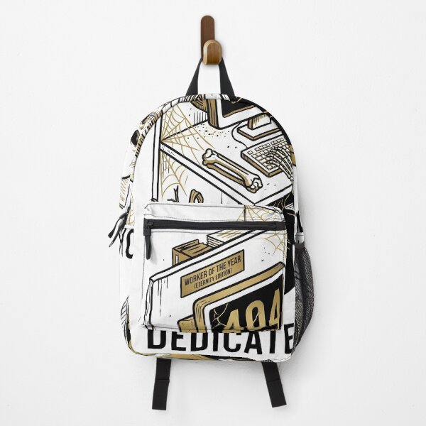 Item preview, Dedicated To Work Skeleton Funny Office Burnout Dark Humor designed and sold by DraftAndDoneArt.