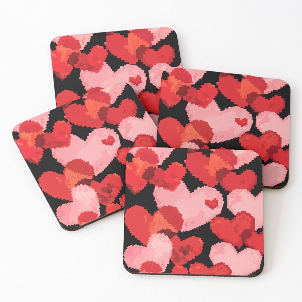 Item preview, Pixel Hearts designed and sold by soul-so-happy.