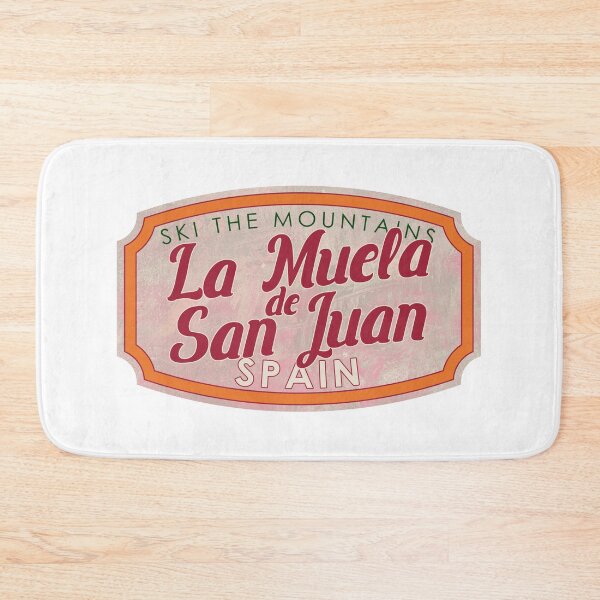 Item preview, La Muela de San Juan, Spain, Ski, textured skiing badge designed and sold by Wanderful-roads.